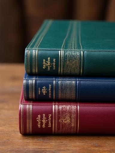 Luksusowa oprawa w skórę kozią z okuciami